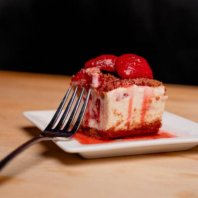 Strawberry Crunch Cake.