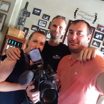 Local TV station paid us a visit..