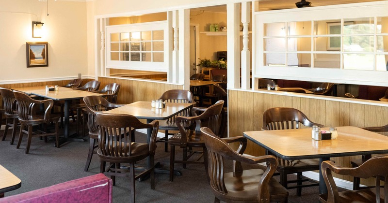 Interior, dining area