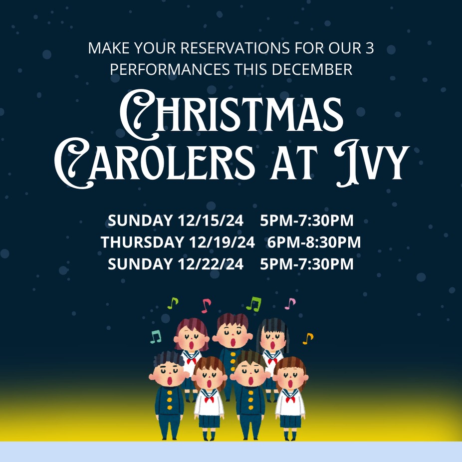 Christmas Carolers at Ivy event photo