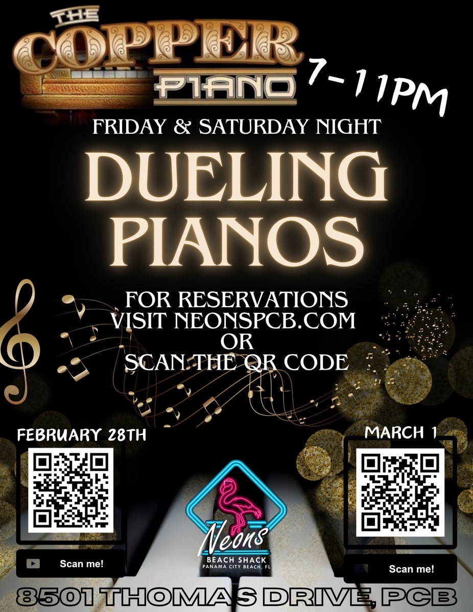 Dueling Pianos & Prime Rib Dinner Special event photo