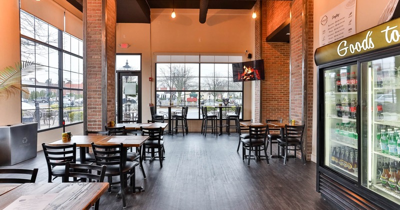 Fully set dining tables