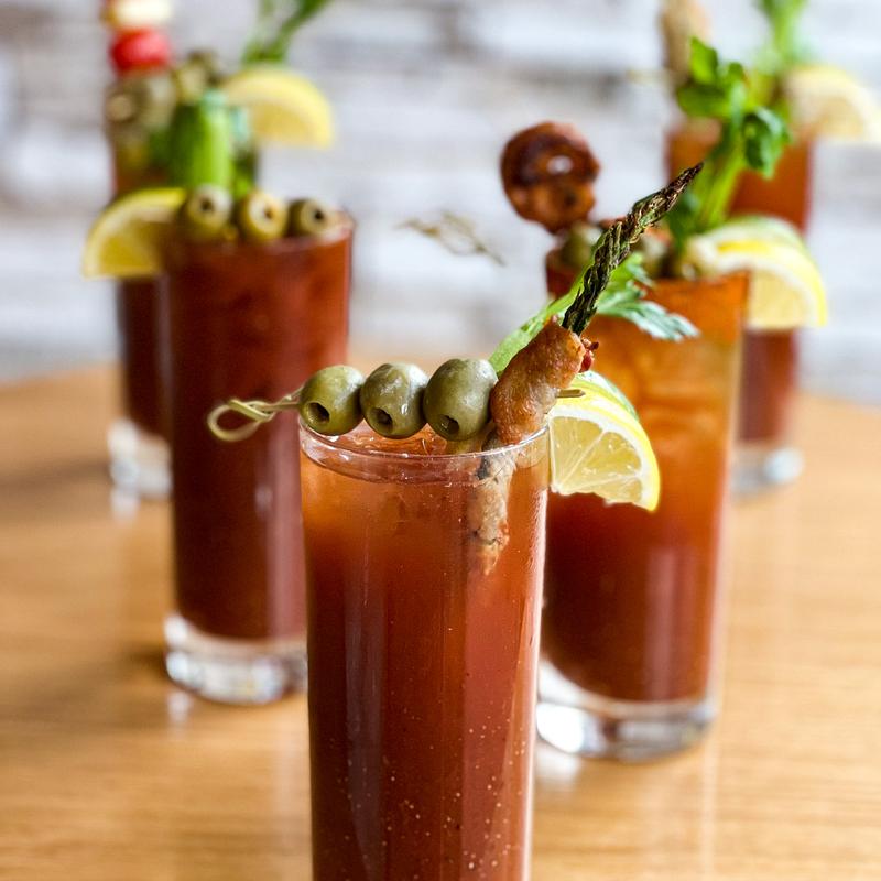 Bacon Wrapped Asparagus Bloody Mary Add On photo