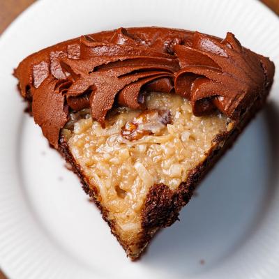 German Chocolate Cake.