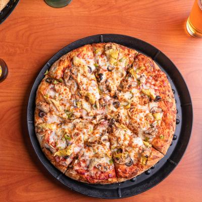 Classic Vegetarian Pizza.