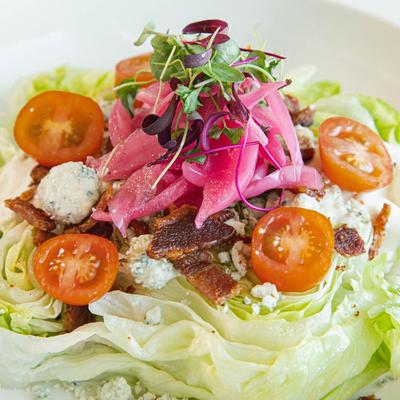 Wedge Salad, closeup.