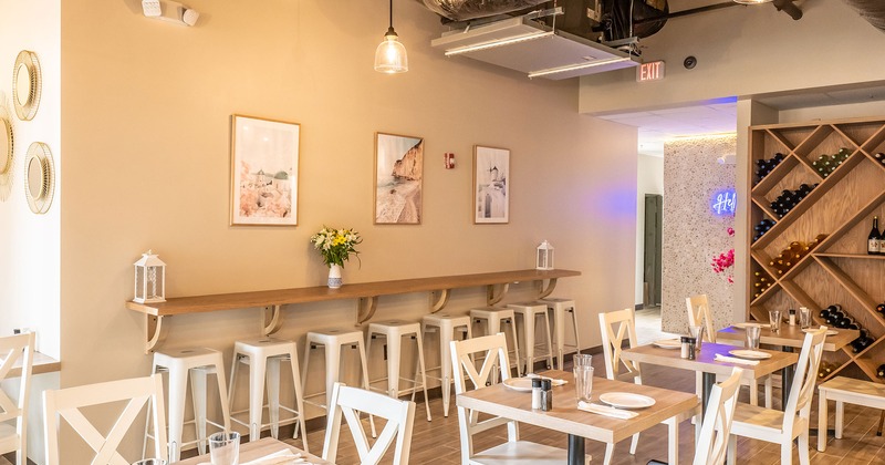 Interior, dining area