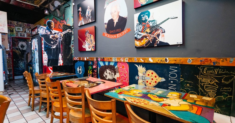 Interior seating area