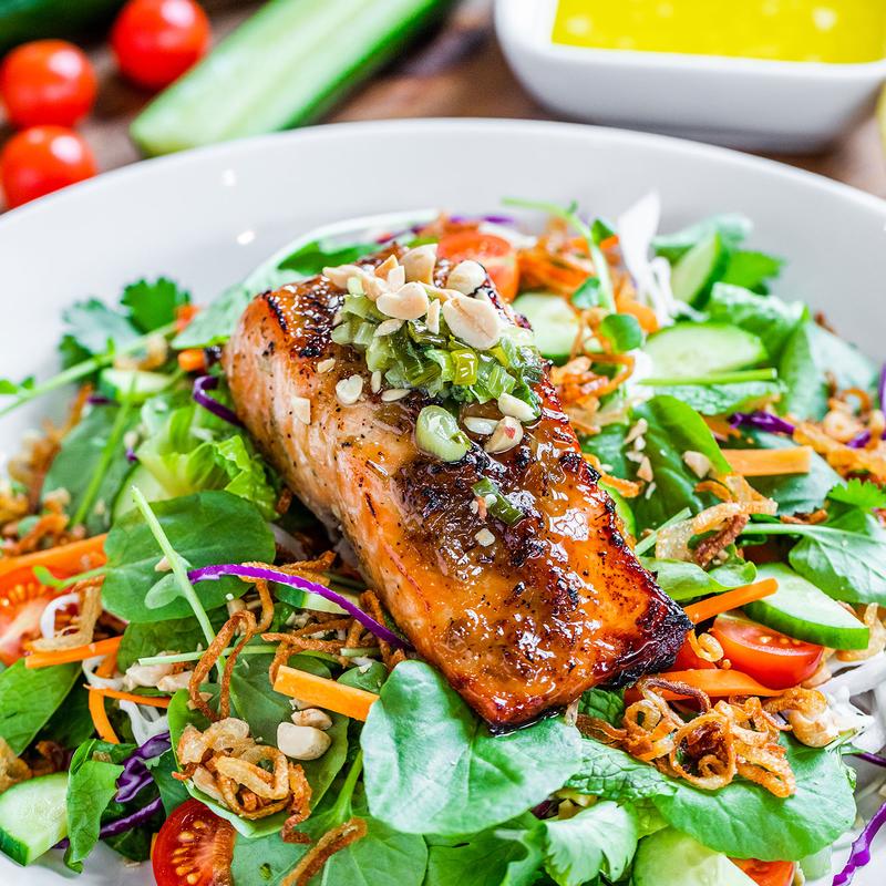 Honey Glazed Lemongrass Salmon photo