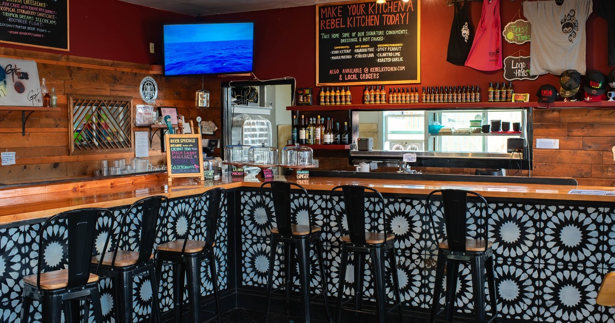 Interior, a bar with bar stools