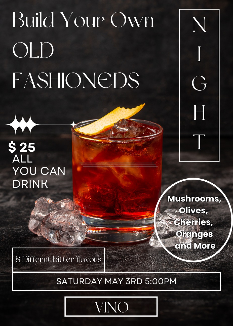 Build Your Own Old Fashioned event photo