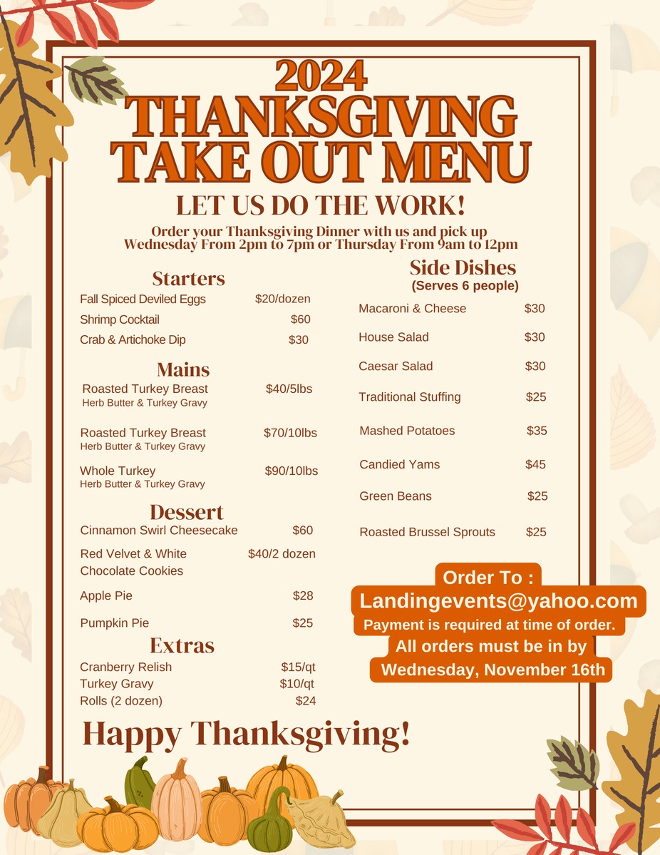 Thanksgiving Take Out event photo