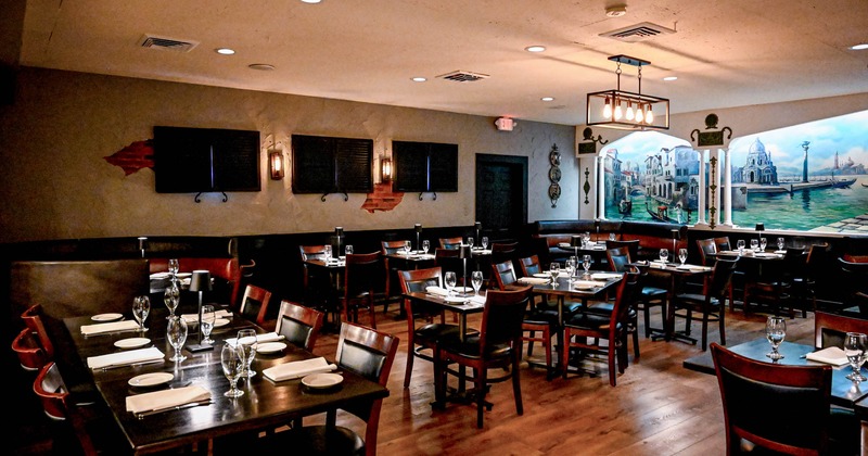 Interior, dining area