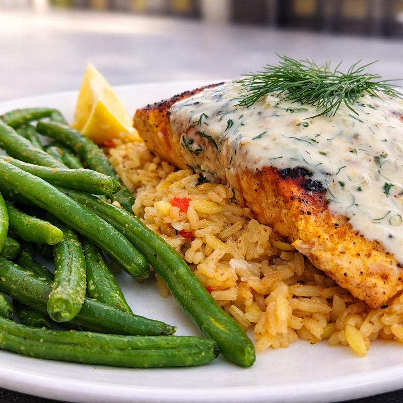 Baked Atlantic Salmon photo