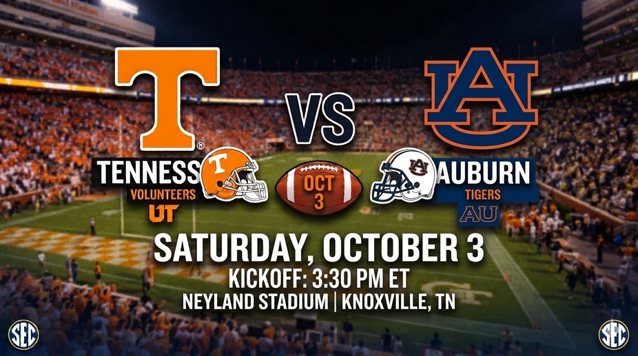 University of Tennessee Vs. Auburn Watch Party event photo