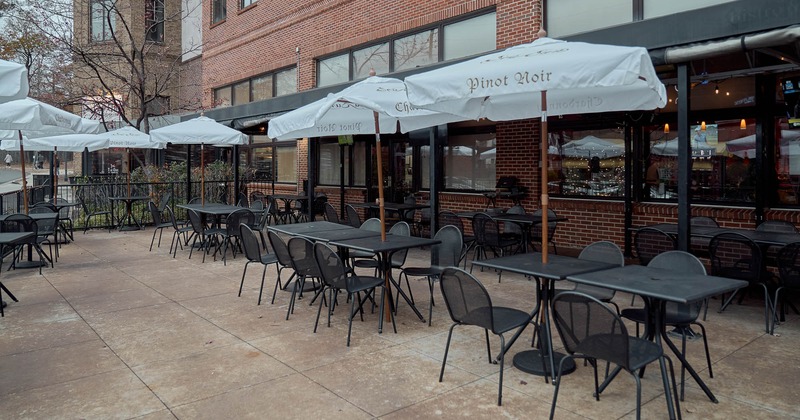 Exterior, seating place on patio