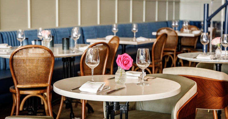 Interior, dining area