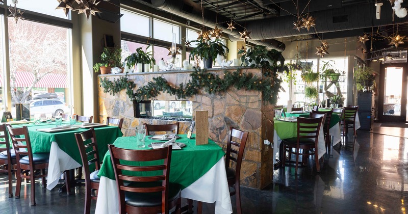 Interior, dining area