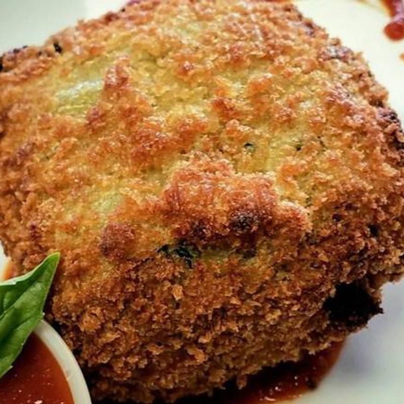 Vegan Deep Fried Meat Lasagna photo