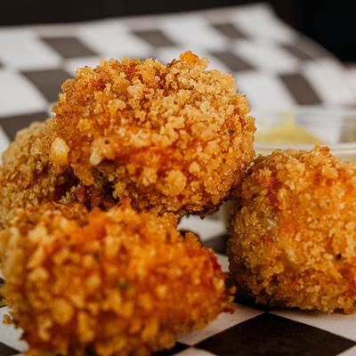 Crab bites, close-up.