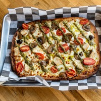 Tavern Veggie flatbread.