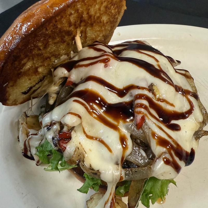 menu item 12 of 24, Marinated Portobella Sandwich (V)