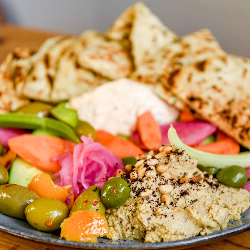 House Made Hummus & Tzatziki Plate photo