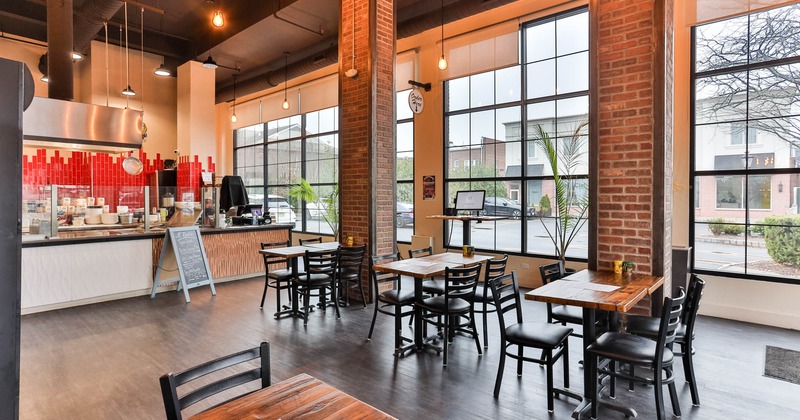 Interior, dining area