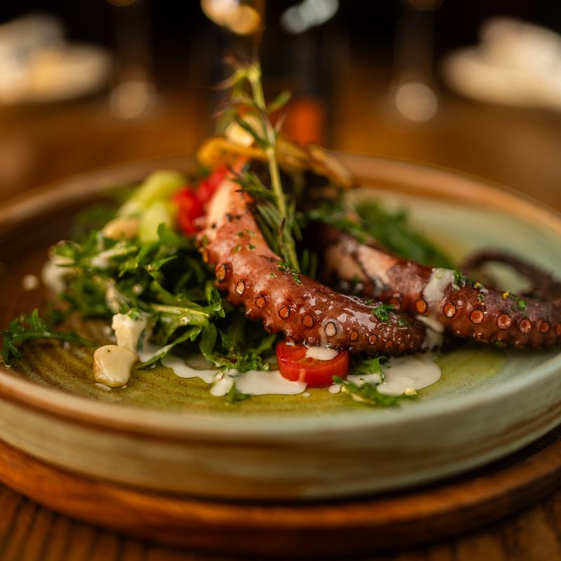 menu item 14 of 14, Charred Octopus