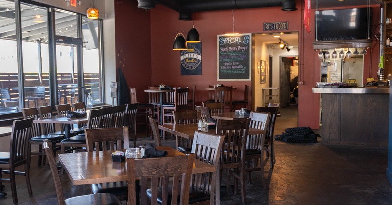 Interior seating space