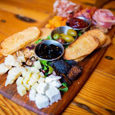 Charcuterie and cheese board