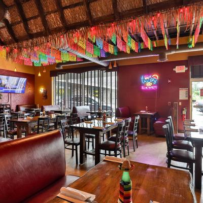 Interior, dining area.