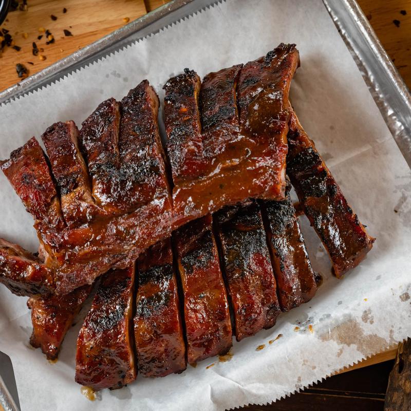 Full Rack Baby Back Ribs Plate photo