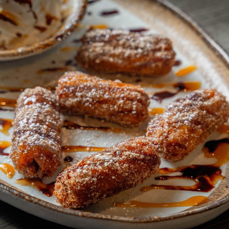 Churros with Ice Cream photo