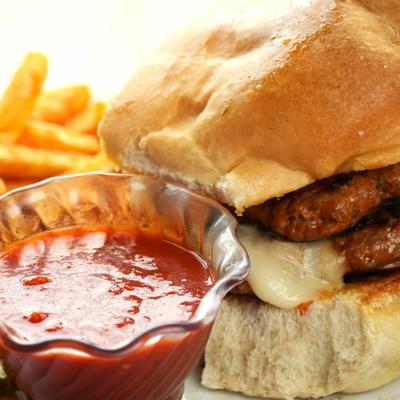 Hot Sausage Sandwich.