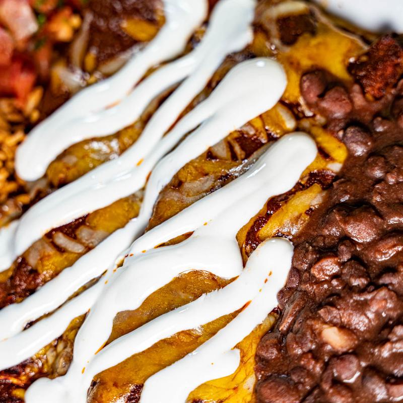 Mole Poblano Enchiladas photo