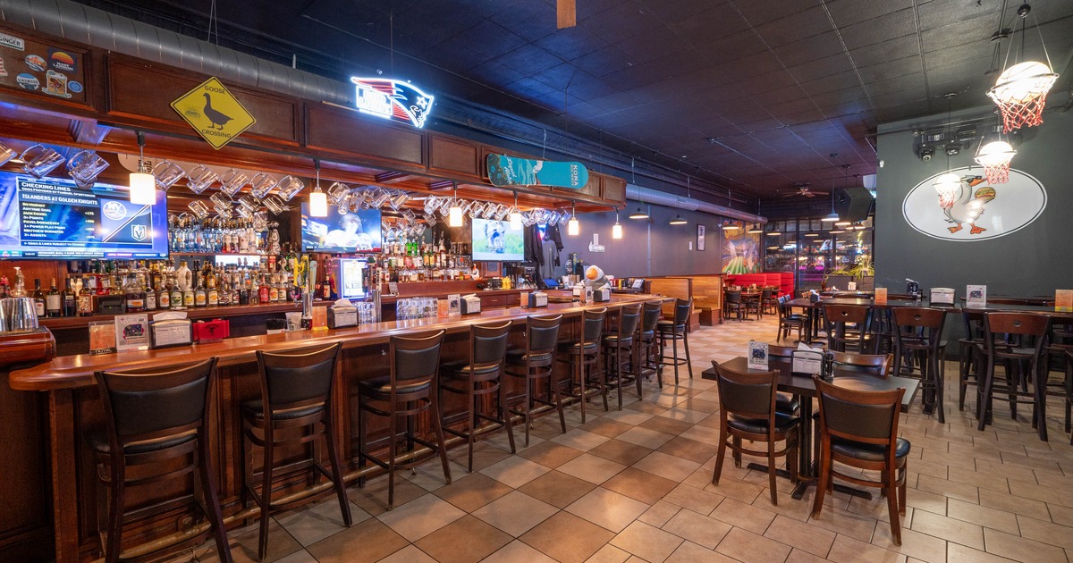 Bar and dining space