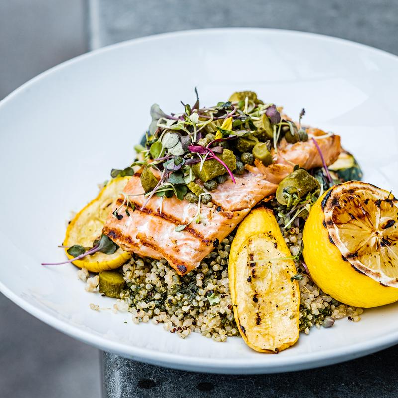 Wild Caught Salmon Quinoa Plate photo