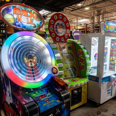 Arcade machines.