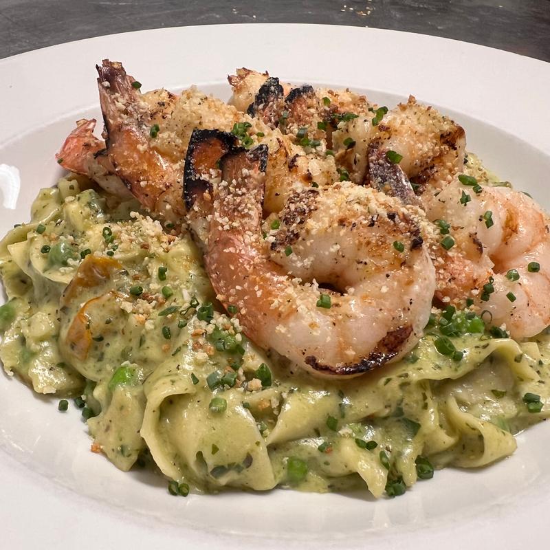 Shrimp Pesto Cream photo