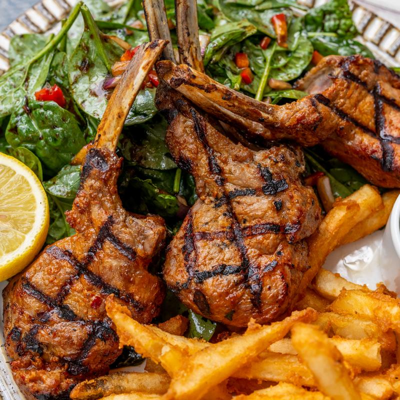 Lamb Chops Greek Style photo
