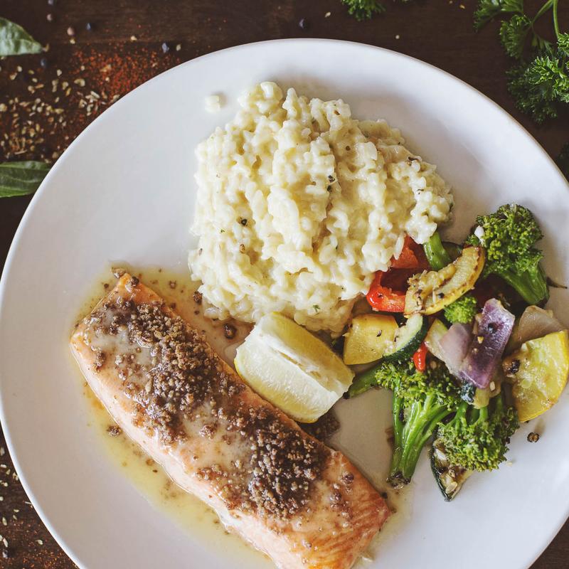Petite Pecan Crusted Salmon photo
