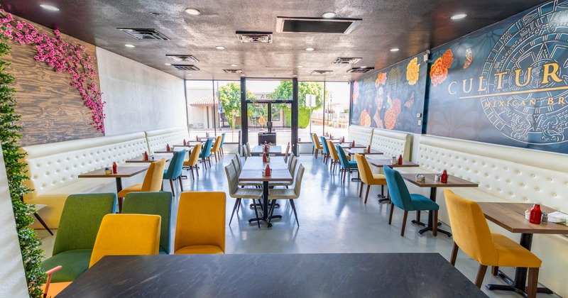 Interior, dining area