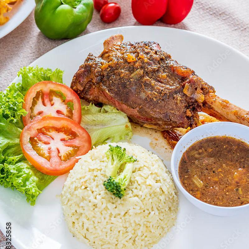 Lamb Shank Plate photo