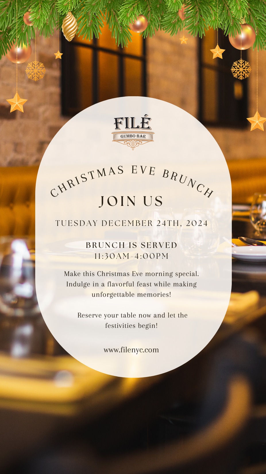 Christmas Eve Brunch event photo