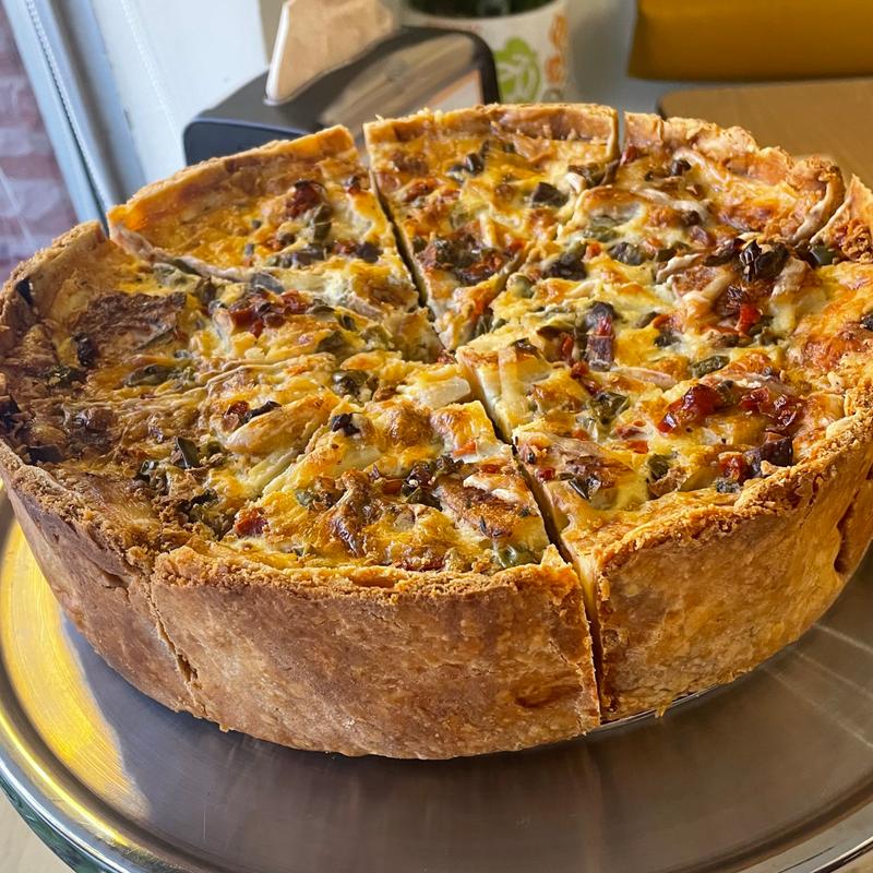 Christmas Quiche.