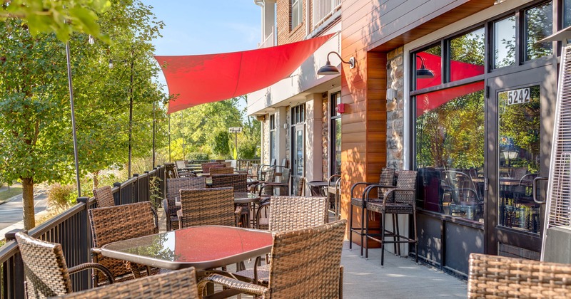 Outdoor seating area