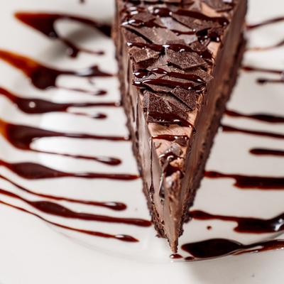 Chocolate Mousse Cake.