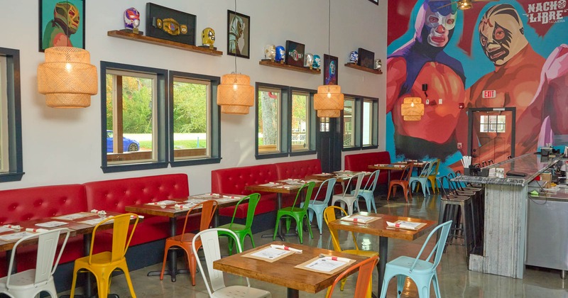 Interior, dining area