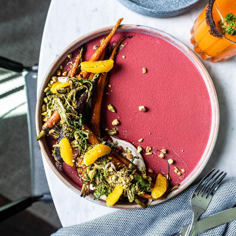 menu item 28 of 64, Roasted Maple Carrots (CN, V)